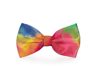 Rainbow Tie-Dye Bow Tie