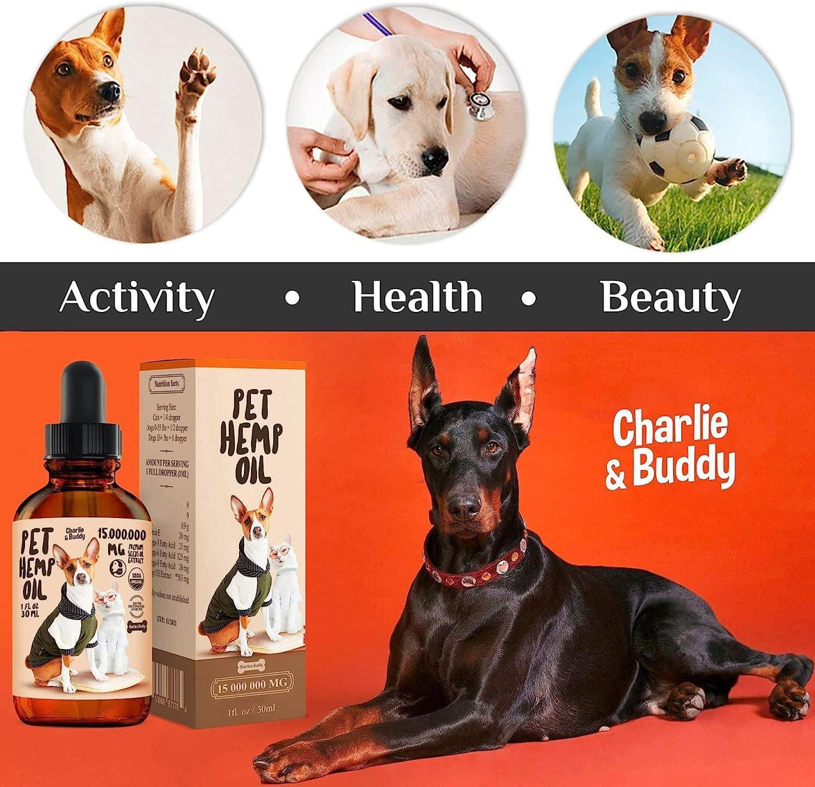 Charlie & Buddy Pet Hemp Oil