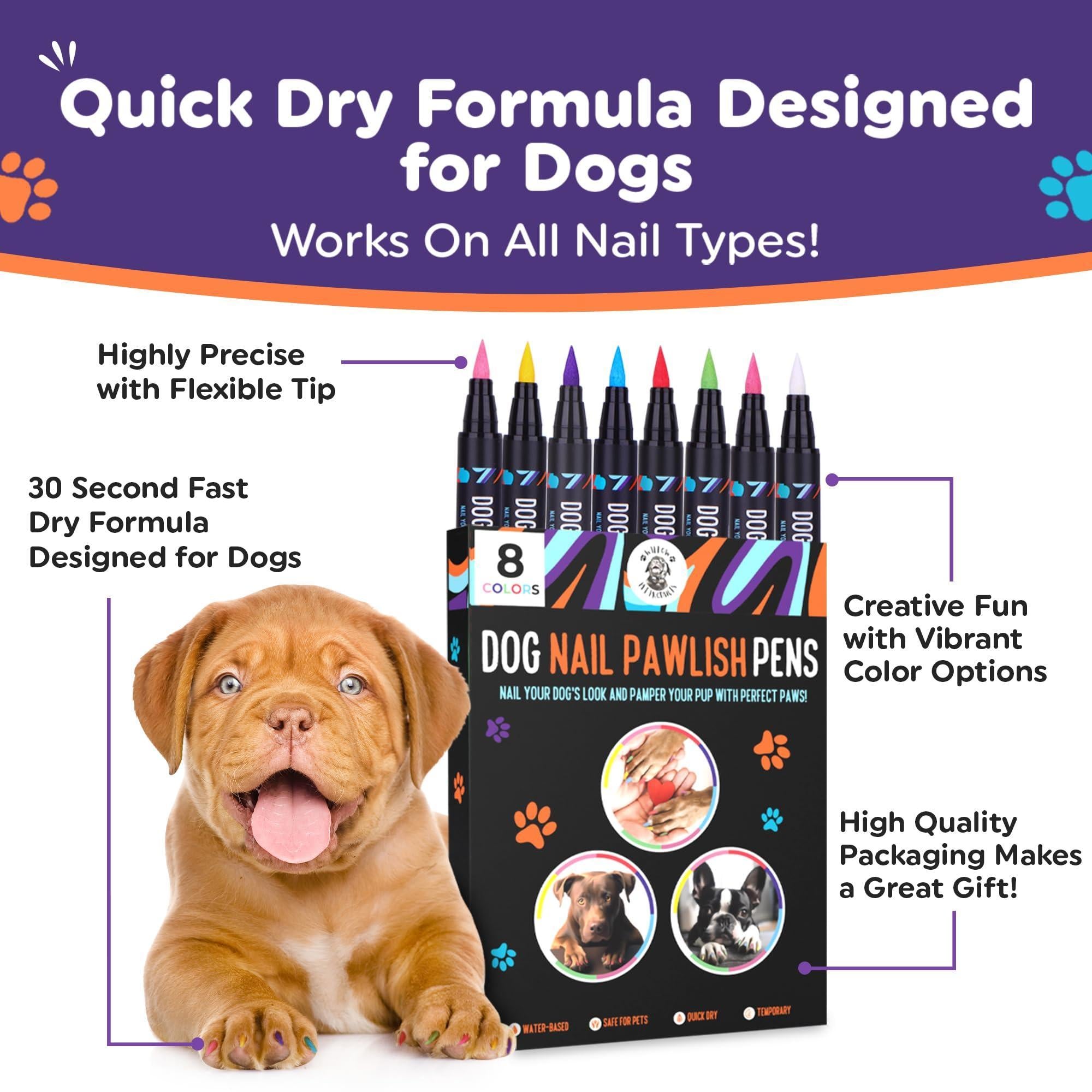 Dog Nail Pawlish Pens - 8 Colors